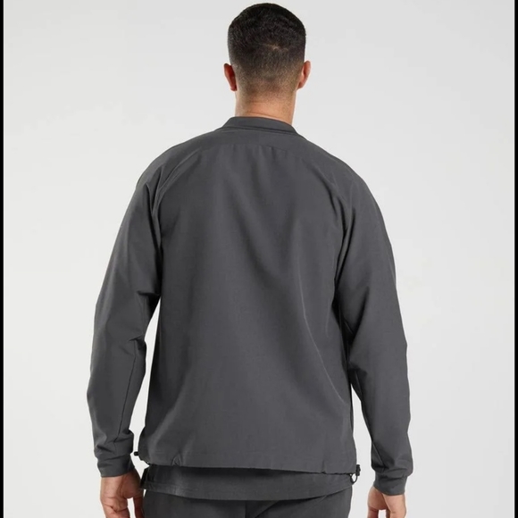 NWOT Gymshark Men’s Onyx Gray Studio Jacket - Picture 6 of 12
